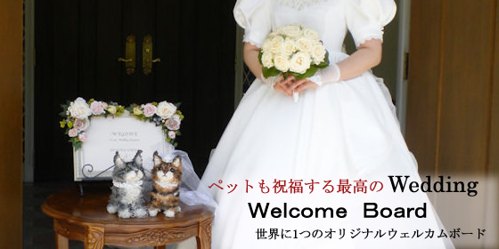 ウェルカムドッグ,ウェルカムキャット,ウェルカムボード、ウェルカムドール
