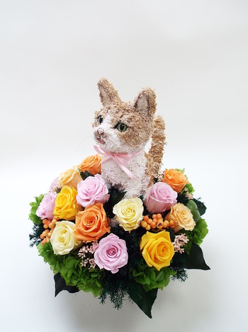 ペットのお供え花