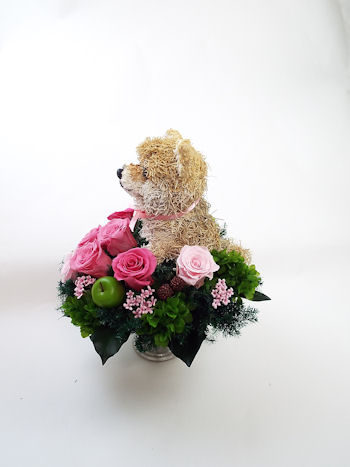 犬オーダーメイド 花