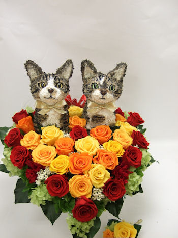 結婚式 猫 ブーケ