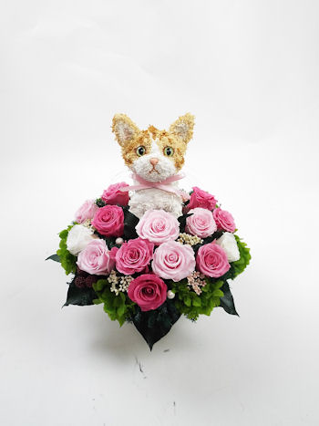 結婚式　ウェルカムドール猫