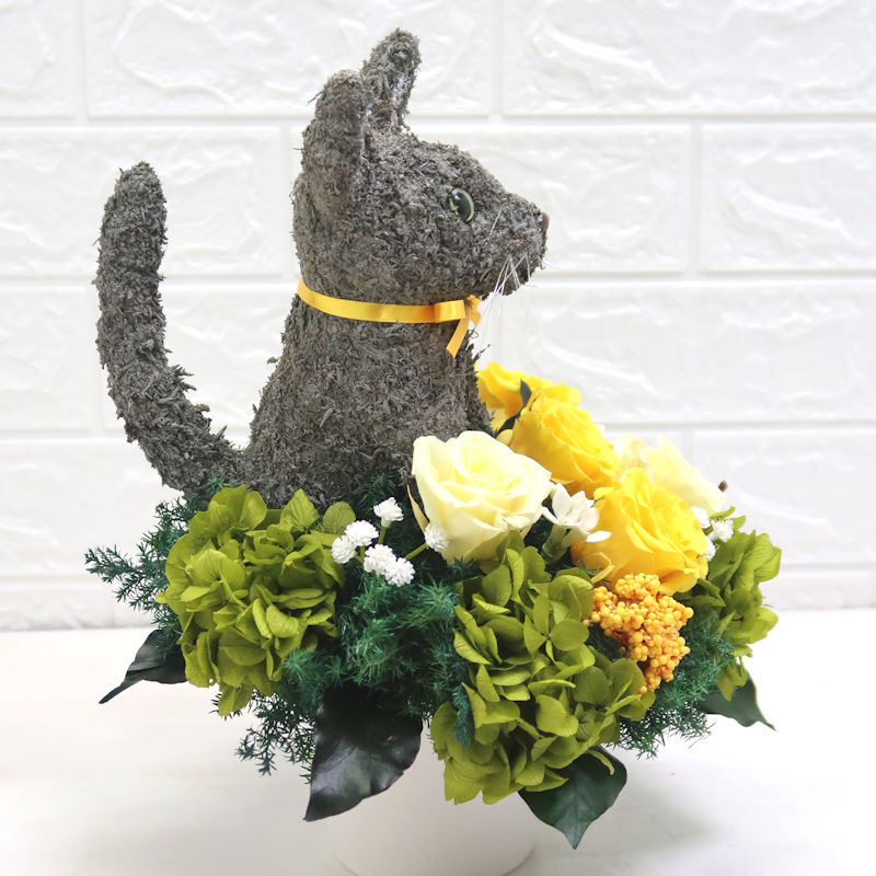 猫グッズ　花