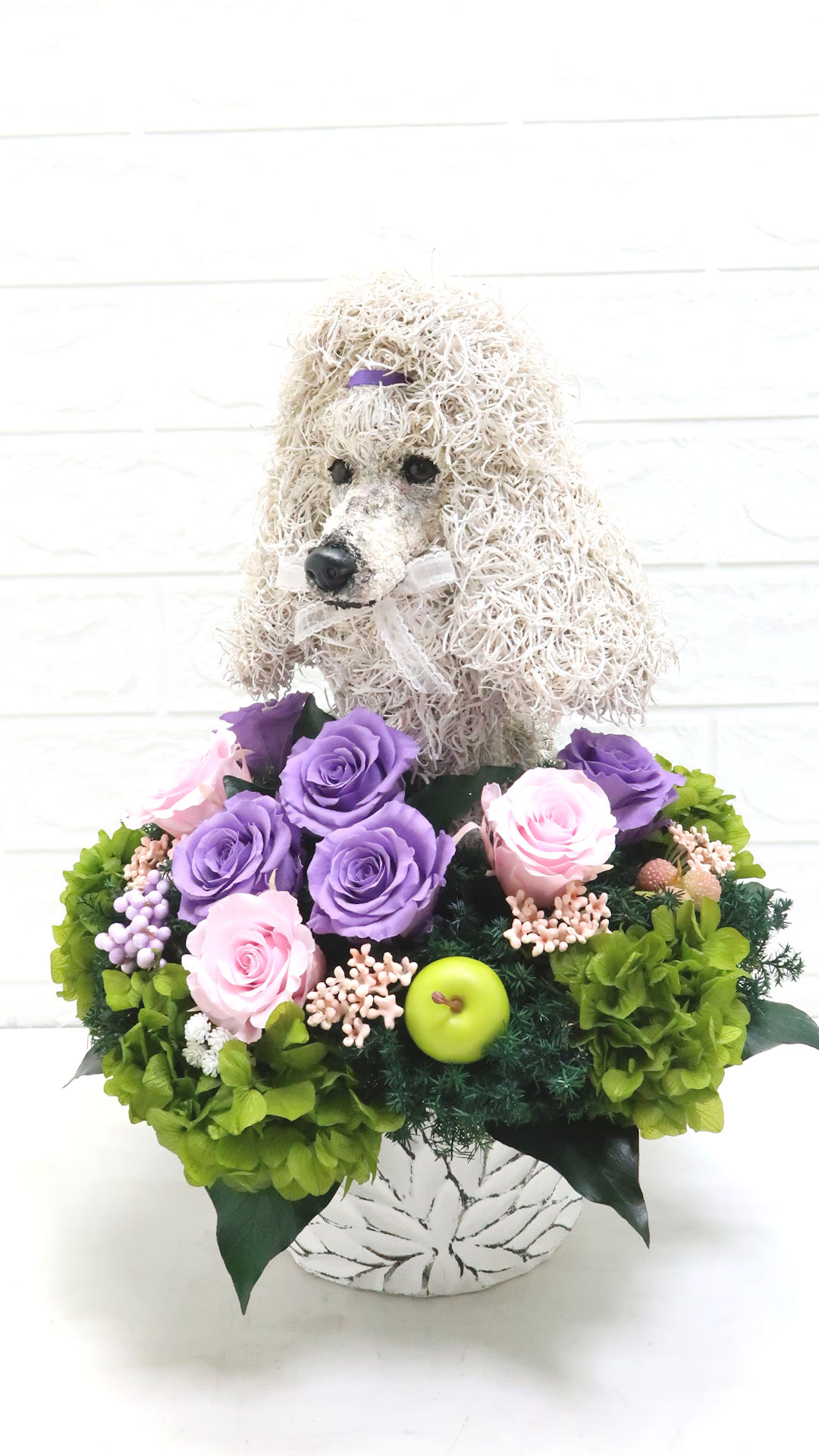 プードル　花