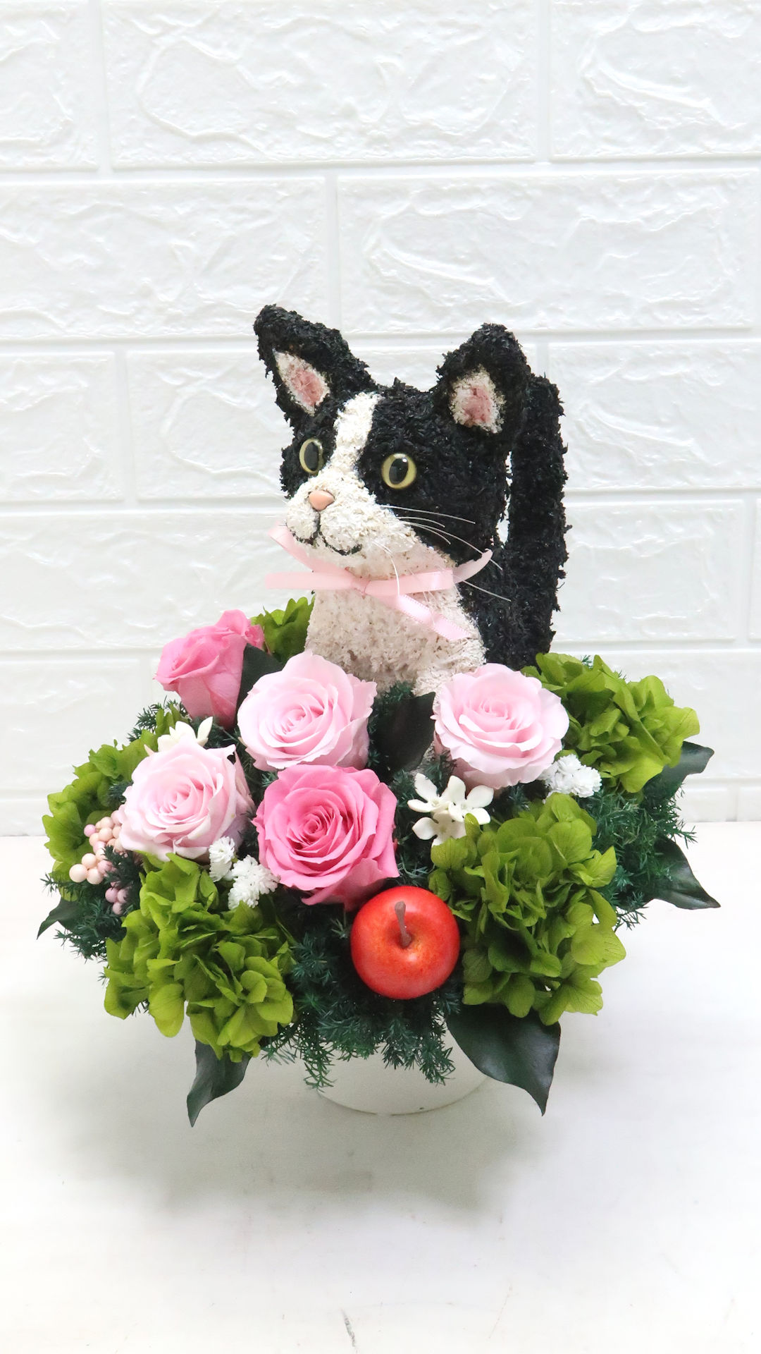 猫のお悔やみ　花