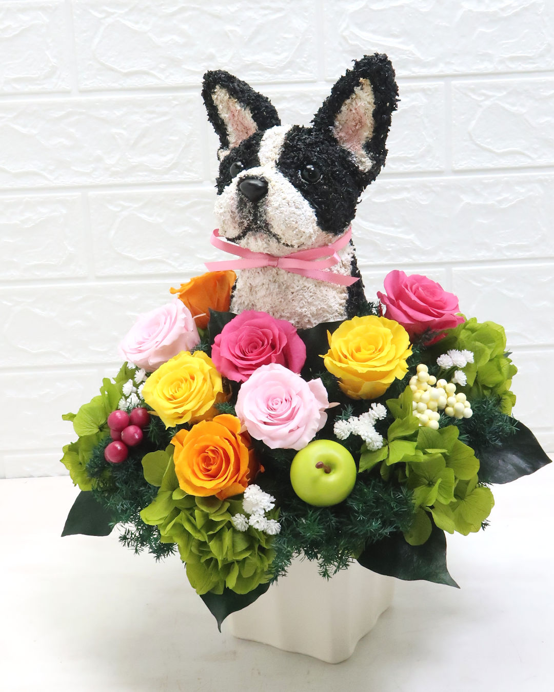犬お悔やみ花