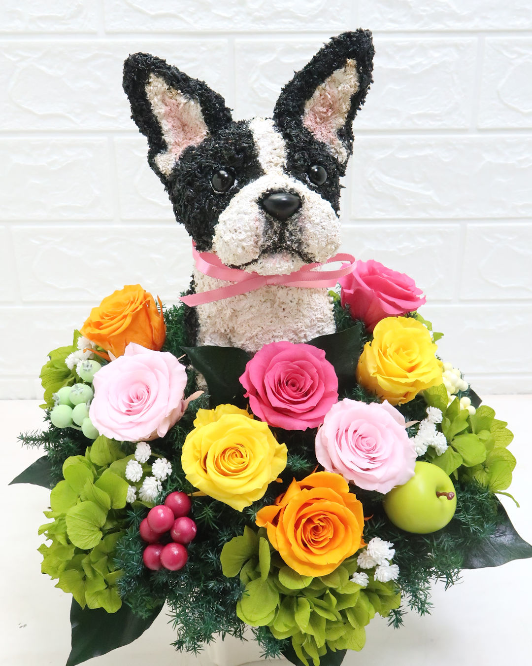 プリザーブドフラワー　犬