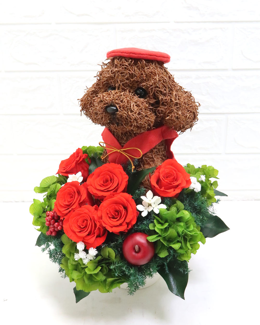 トイプードル 花