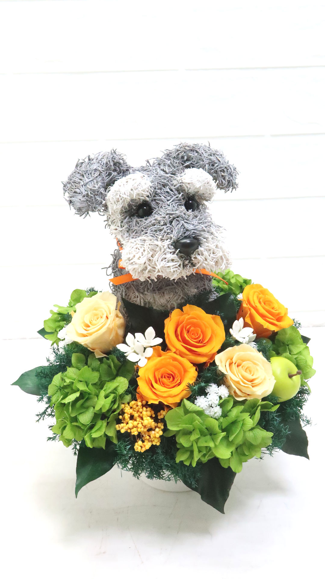 シュナウザー 花