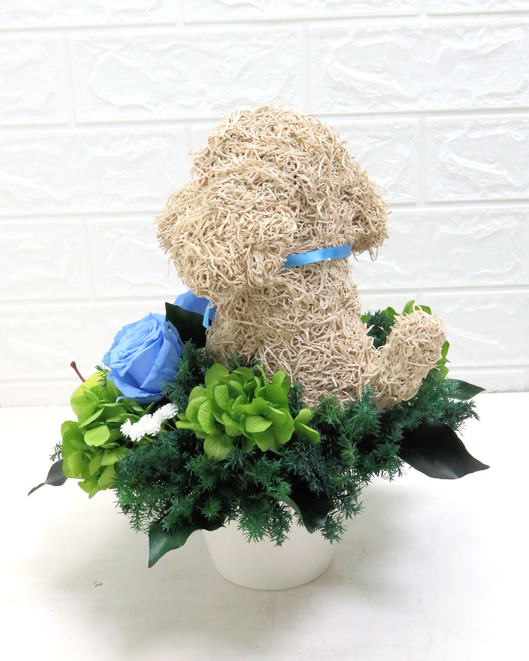 トイプードル 花