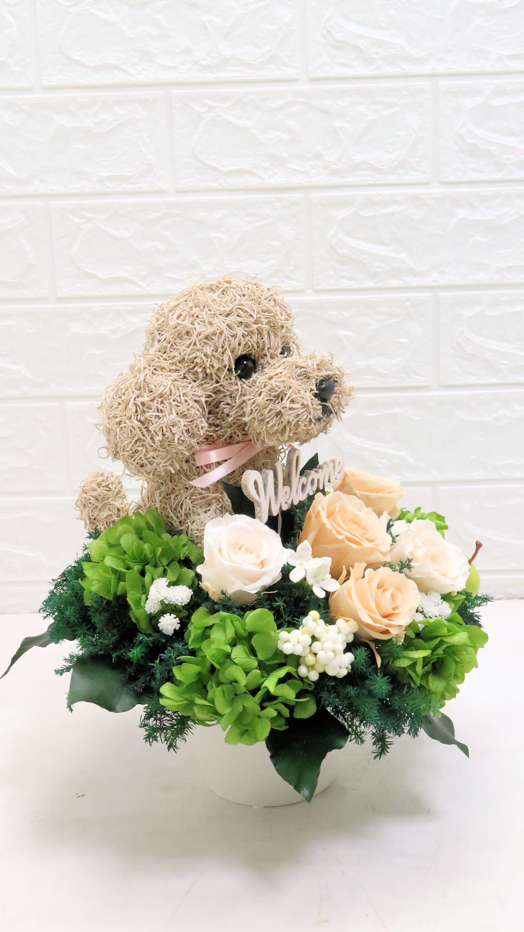 トイプードル 花