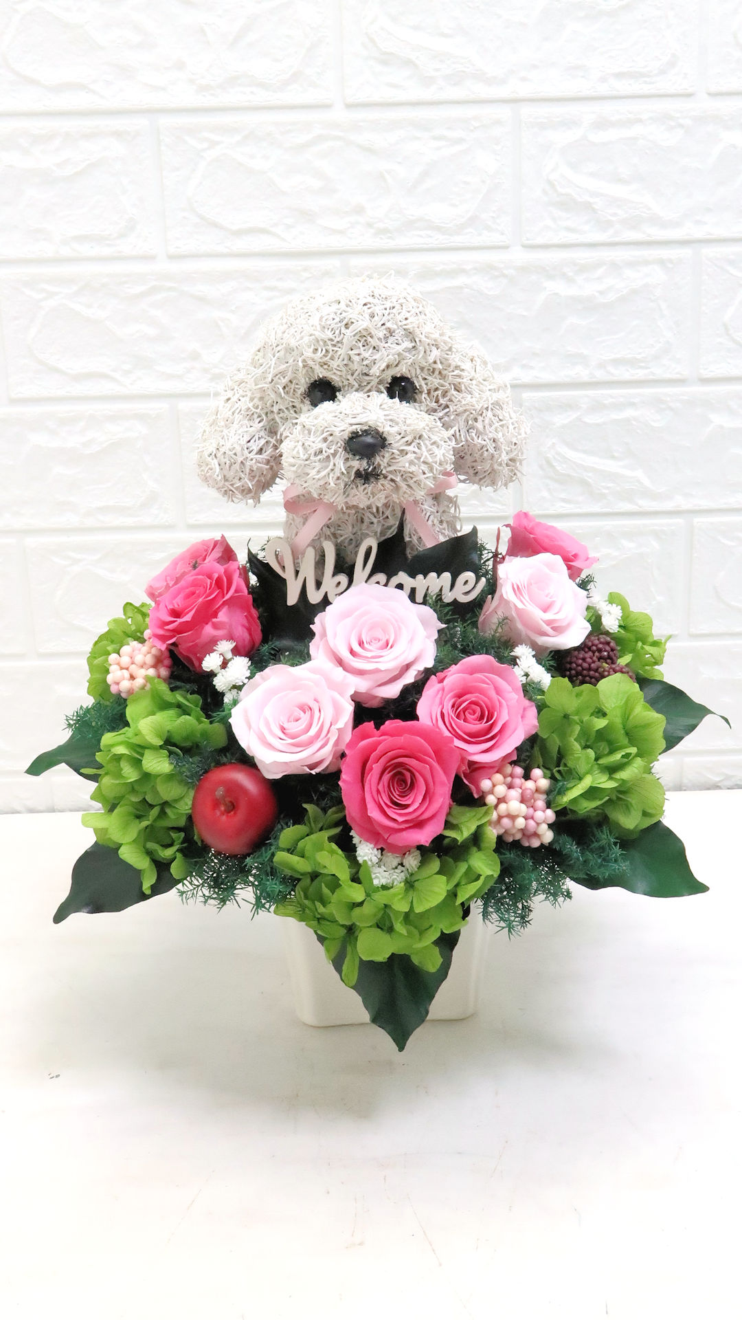 トイプードル 花