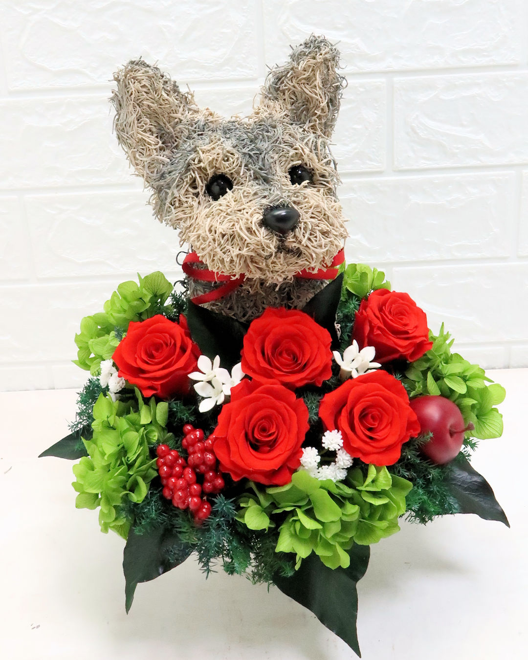 ヨークシャーテリア 花