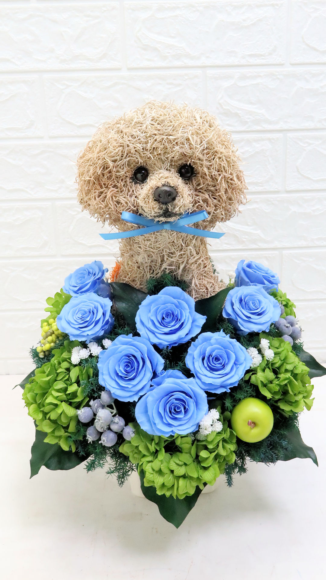 トイプードル 花