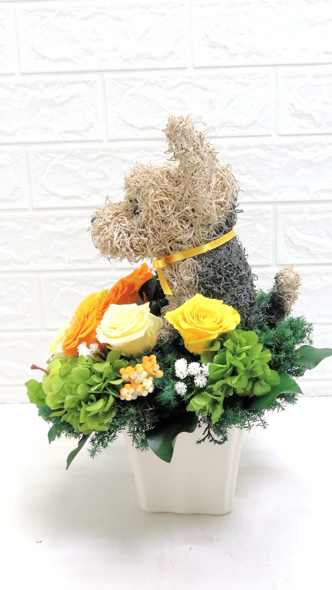 ヨークシャーテリア 花