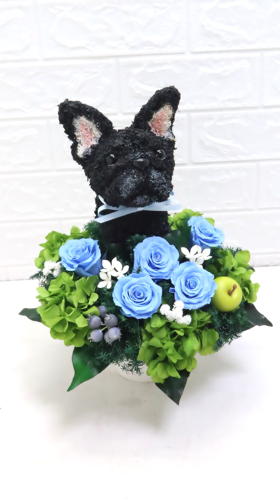 プリザーブドフラワー犬