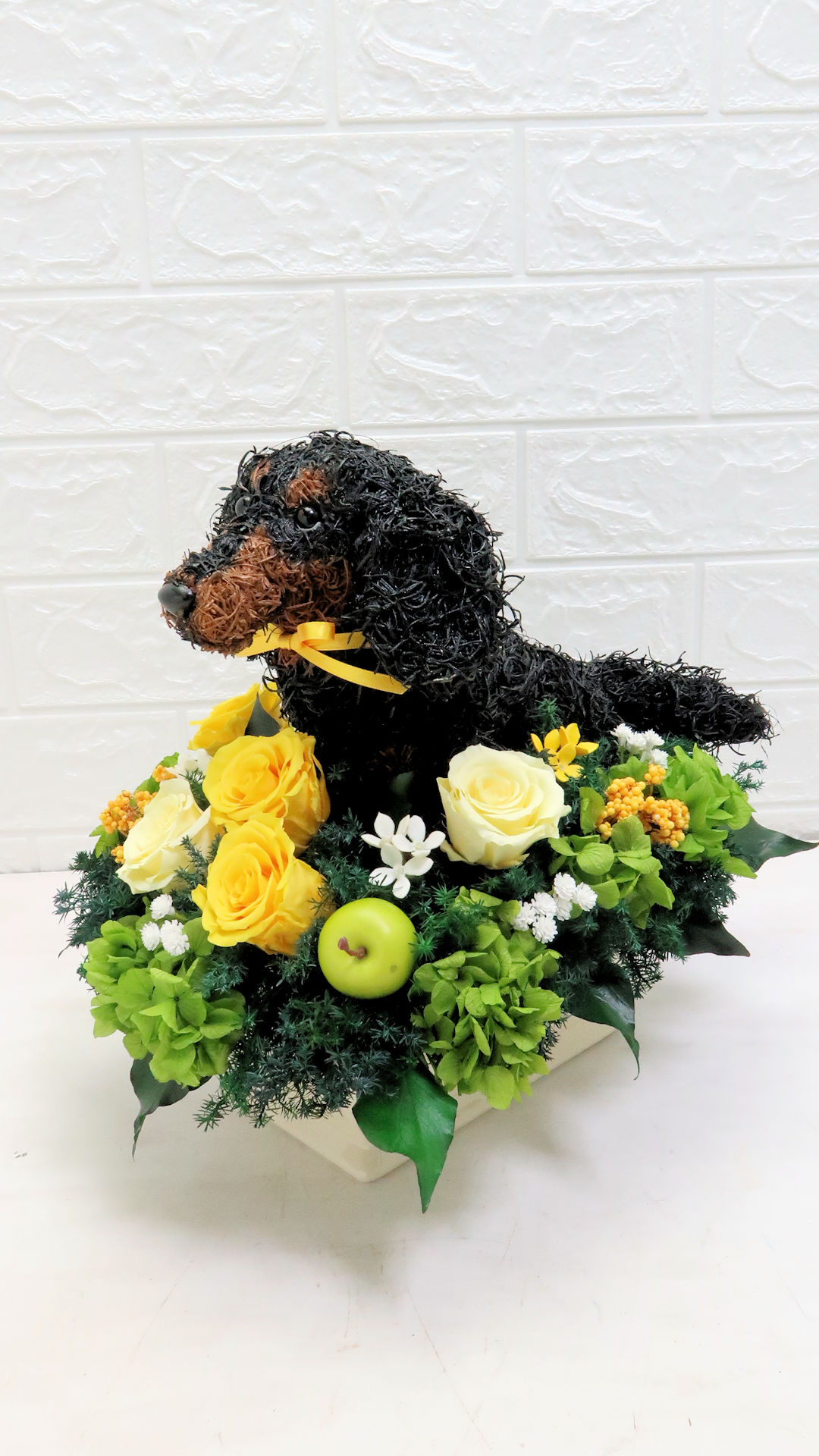 ダックスフンド 花