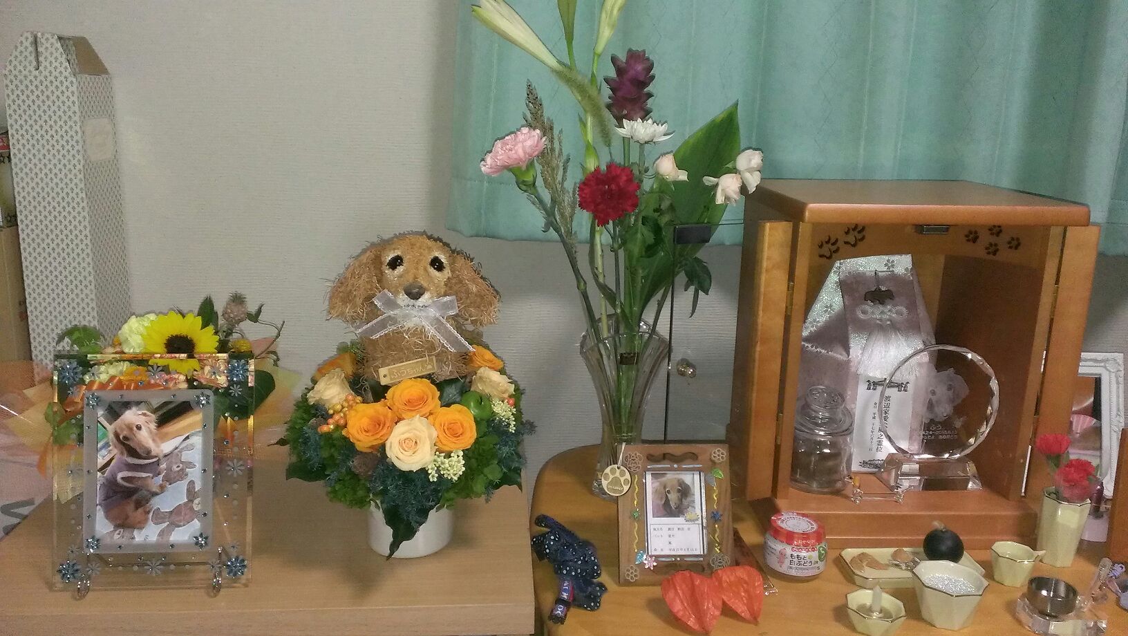 ペットのお供え花