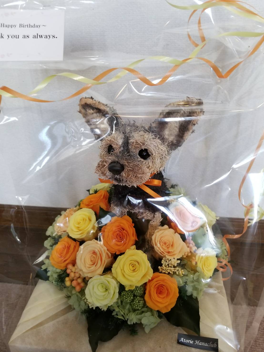 ヨークシャーテリア 花