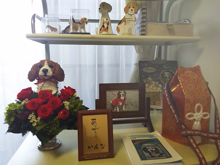 ペットのお供え花