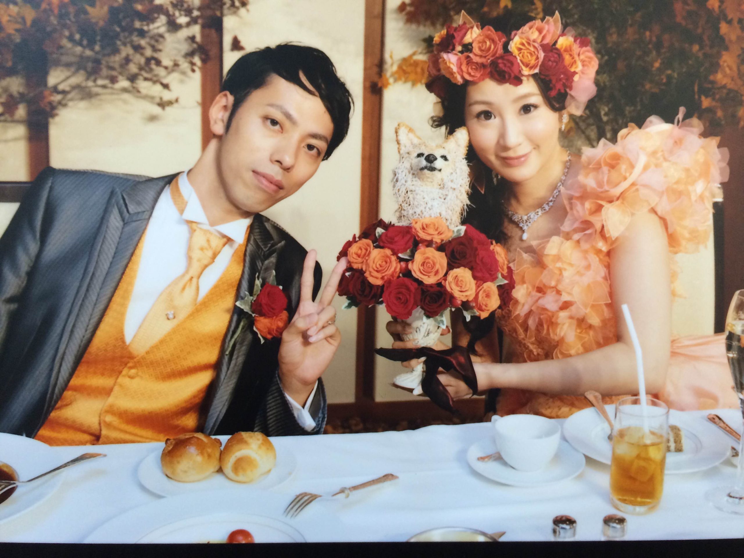 結婚式 ブーケ 犬