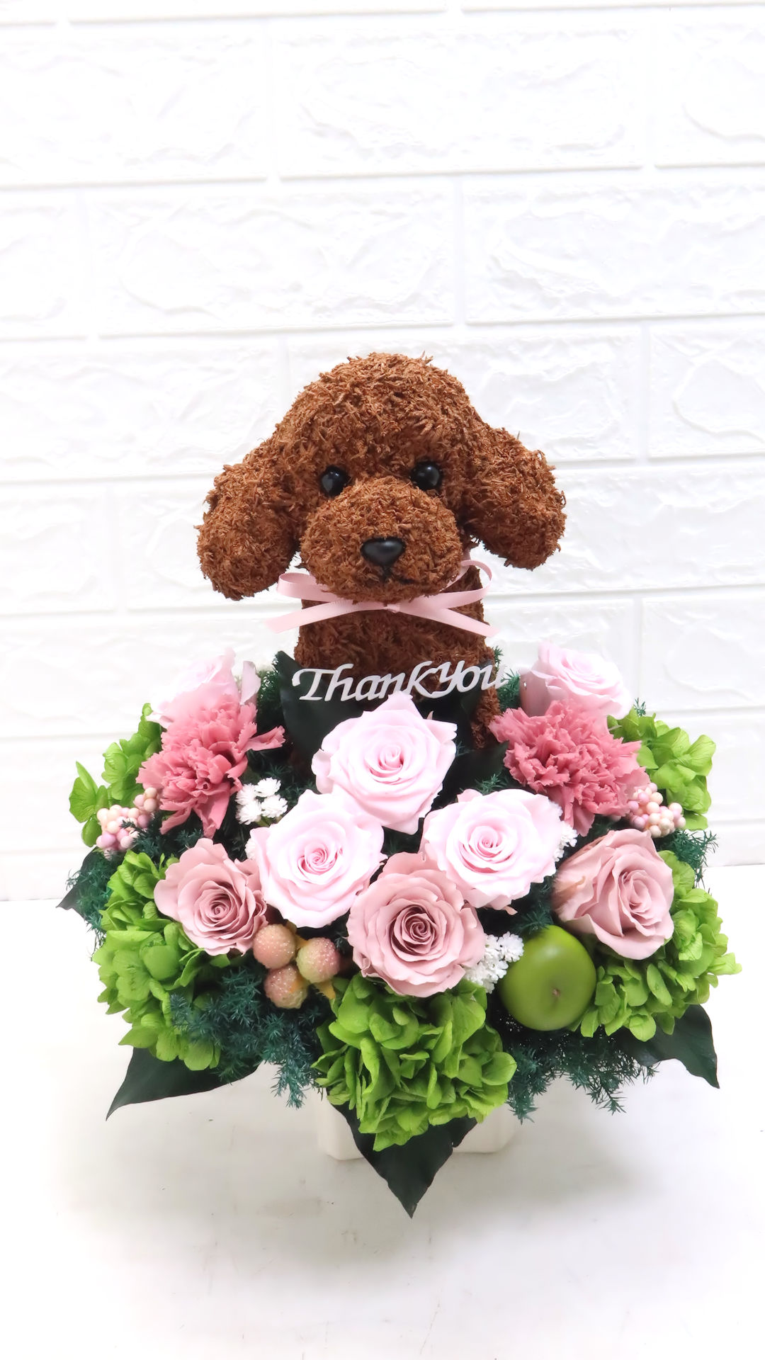 トイプードル 花
