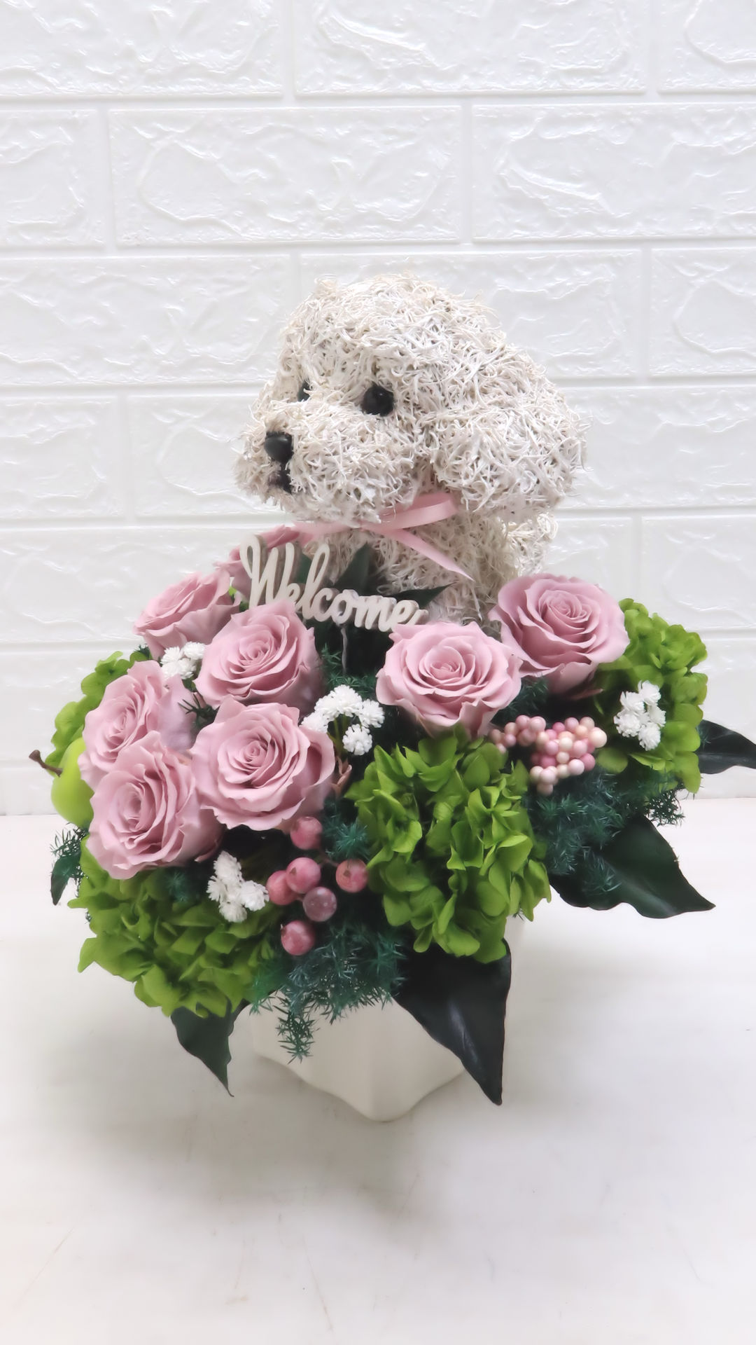 トイプードル 花