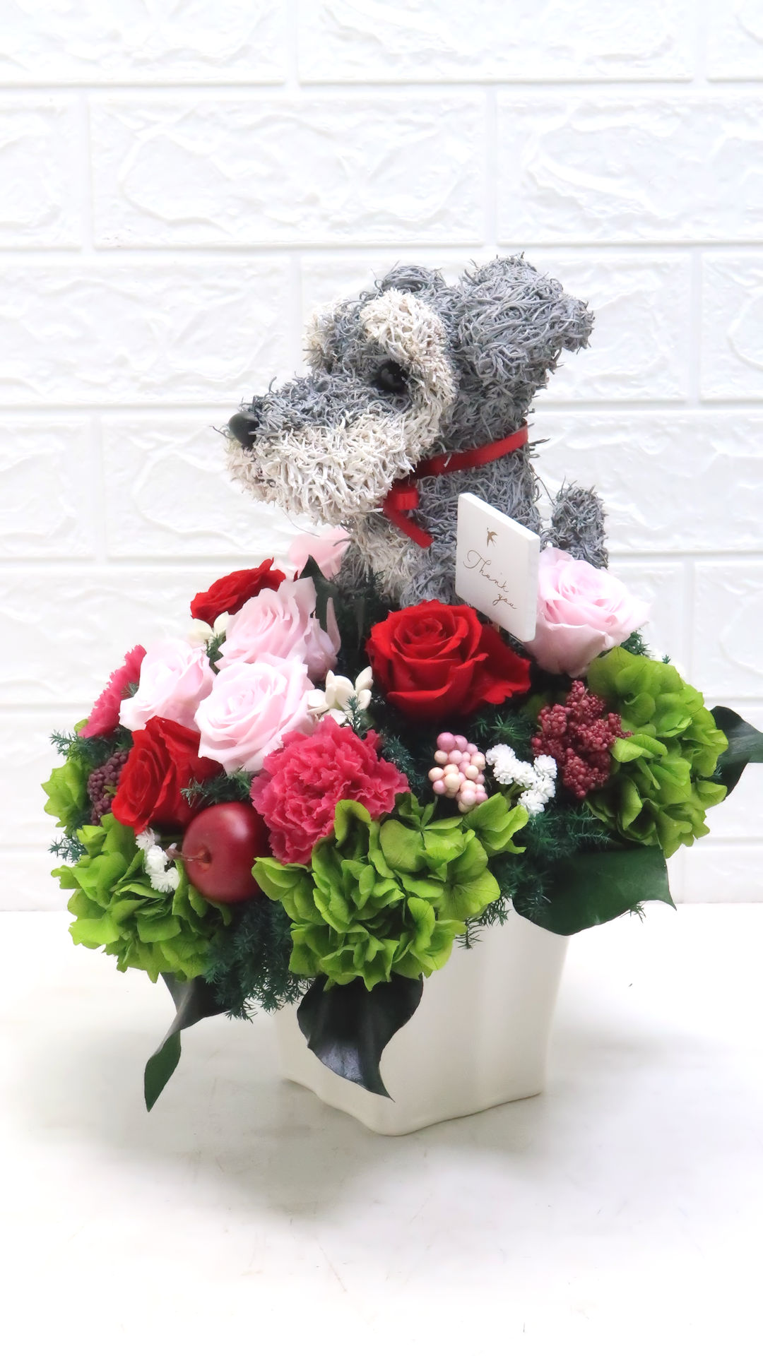 シュナウザー 花