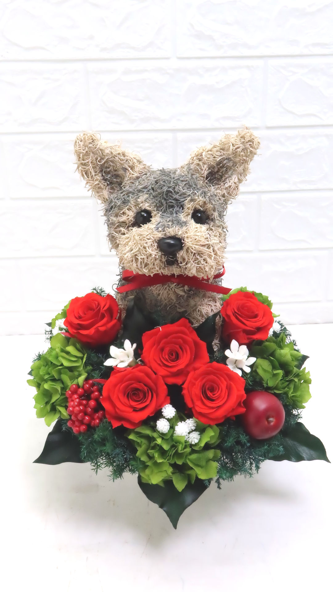 ヨークシャーテリア 花