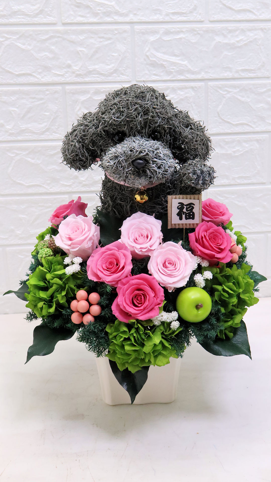 招き犬 トイプードル